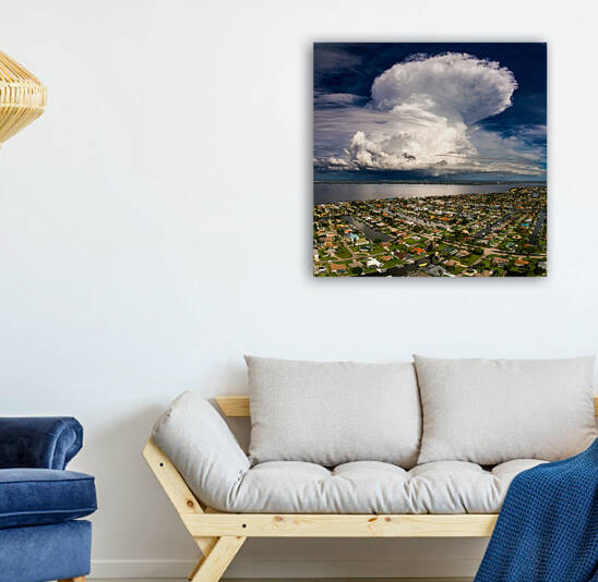 Anvil Cloud over Fort Myers Florida by David Cressman 