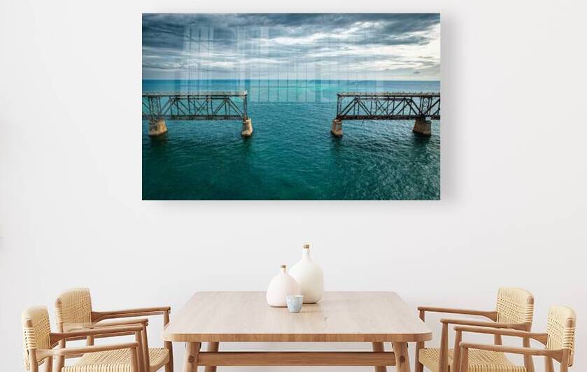 Florida Keys Bahia Honda Railroad Bridge 3 by David Cressman 