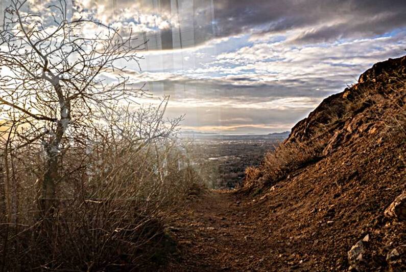 Mt. Olympus Utah Walking Trail   High Res Reproduction