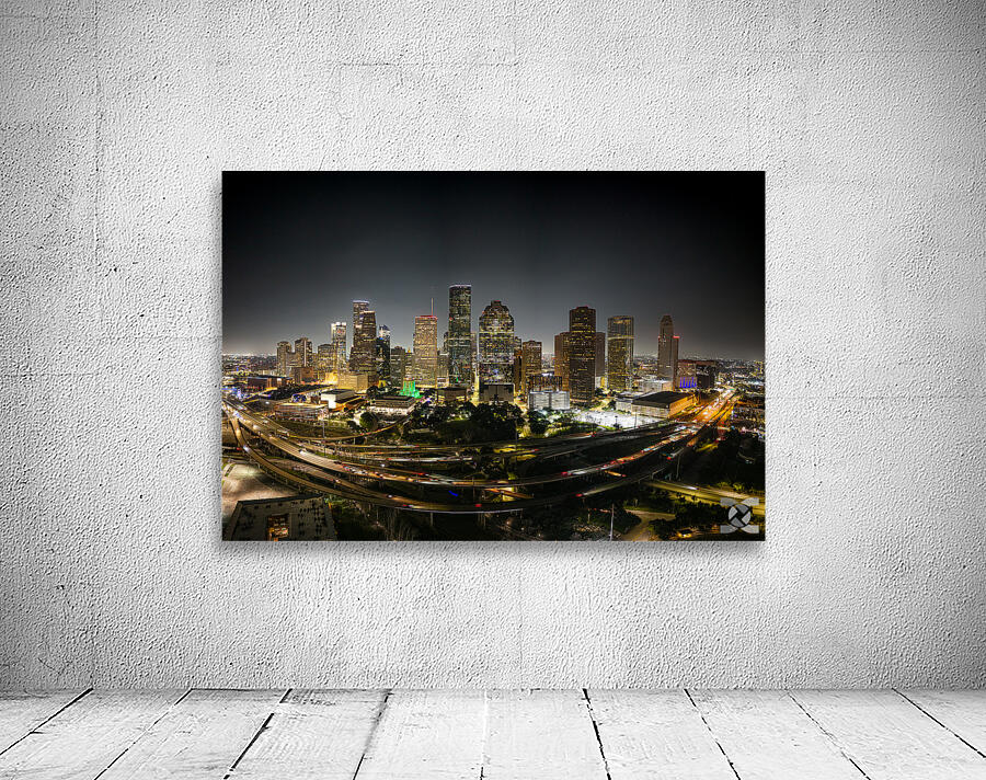 Houston Cityscape Wall Preview