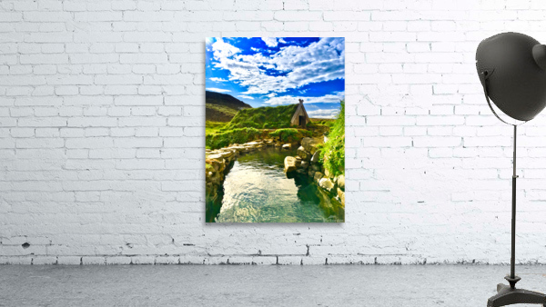 Iceland Hot Spring Wall Preview