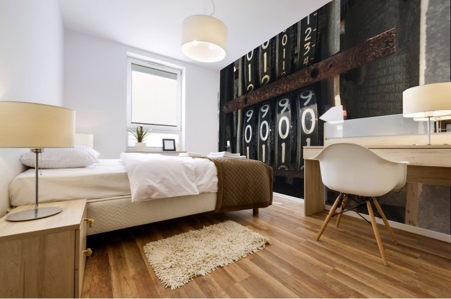 Numbers Mural print