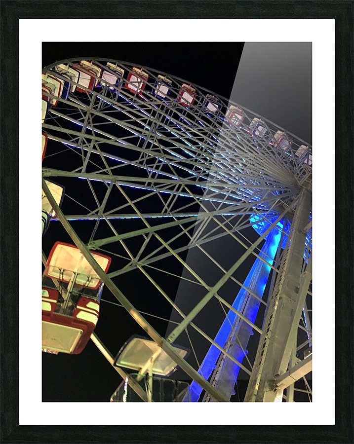 Giant wheel Picture Frame print
