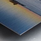 Fuzeta beach sunset scenery and landmark. Portugal Metal print