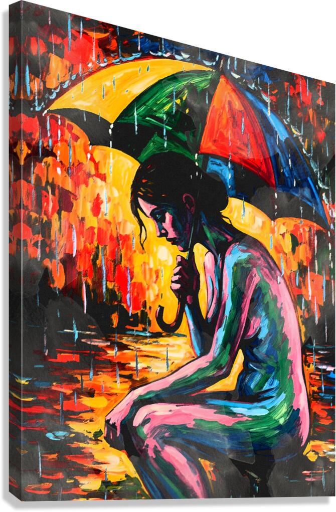 Sad Girl Canvas Print