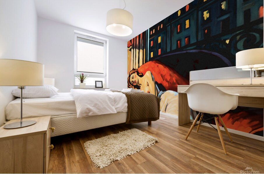 Sleep Night Mural print