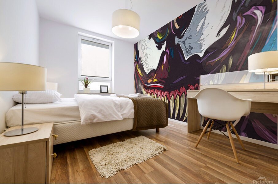 Face Venom Mural print