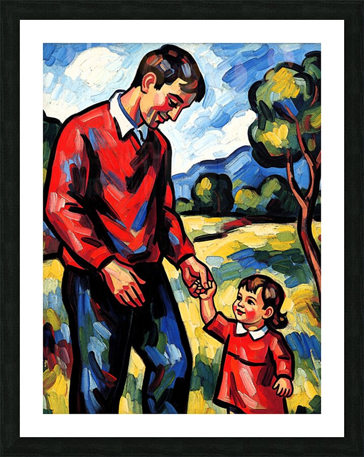 Father Day Picture Frame print