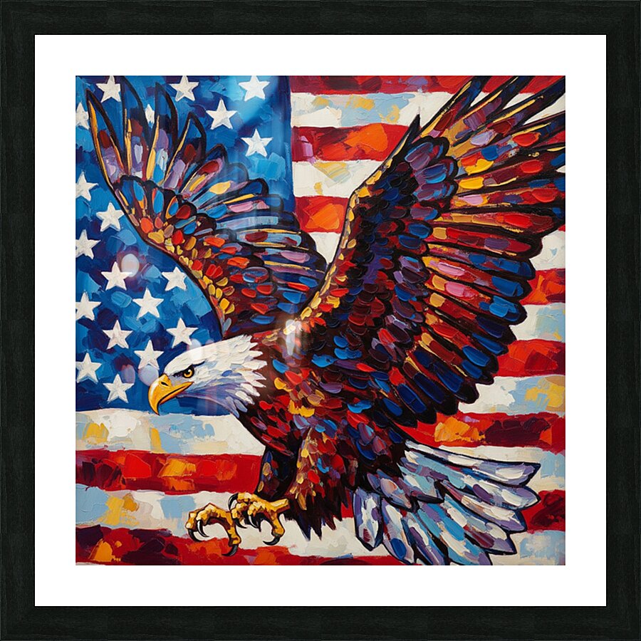 American Eagle Picture Frame print