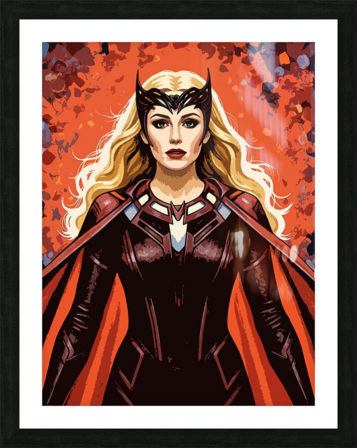 Scarlet Witch Picture Frame print