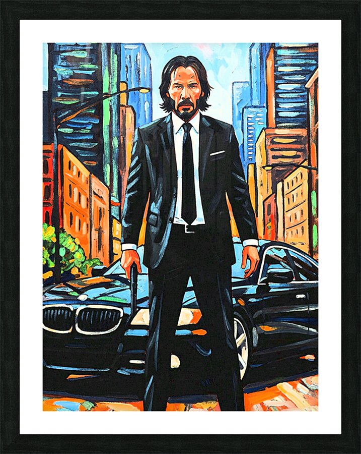 John Wick Picture Frame print