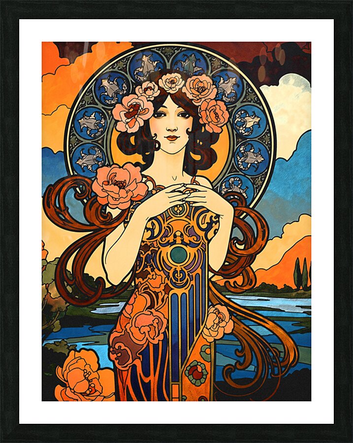 Alphonse Mucha Picture Frame print