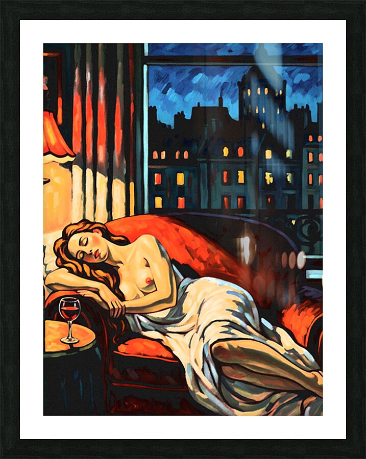 Sleep Night Picture Frame print