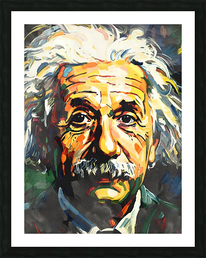 Albert Einstein Picture Frame print