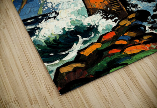 Lighthouse Wave Ocean Vision Art puzzle