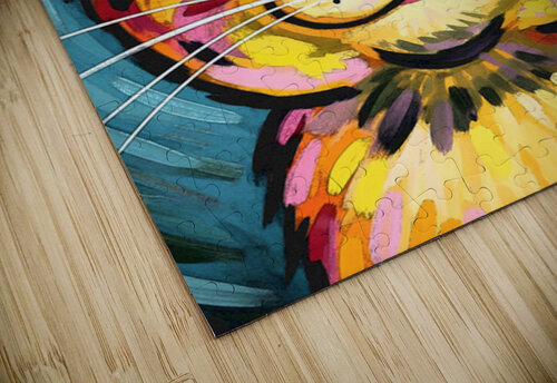 Smiling Cat Vision Art puzzle