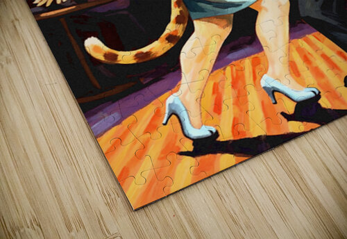 Dancing Cat Vision Art puzzle