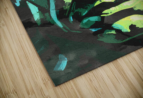 Giant Green Vision Art puzzle