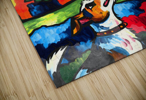 Dog And Squirrel Vision Art puzzle