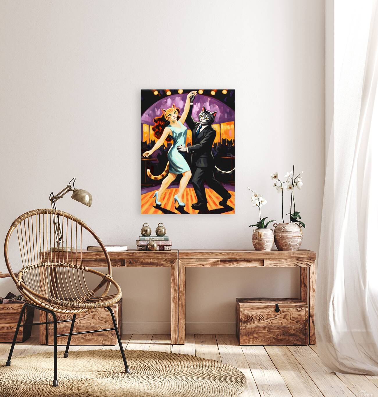 Dancing Cat Reproduction