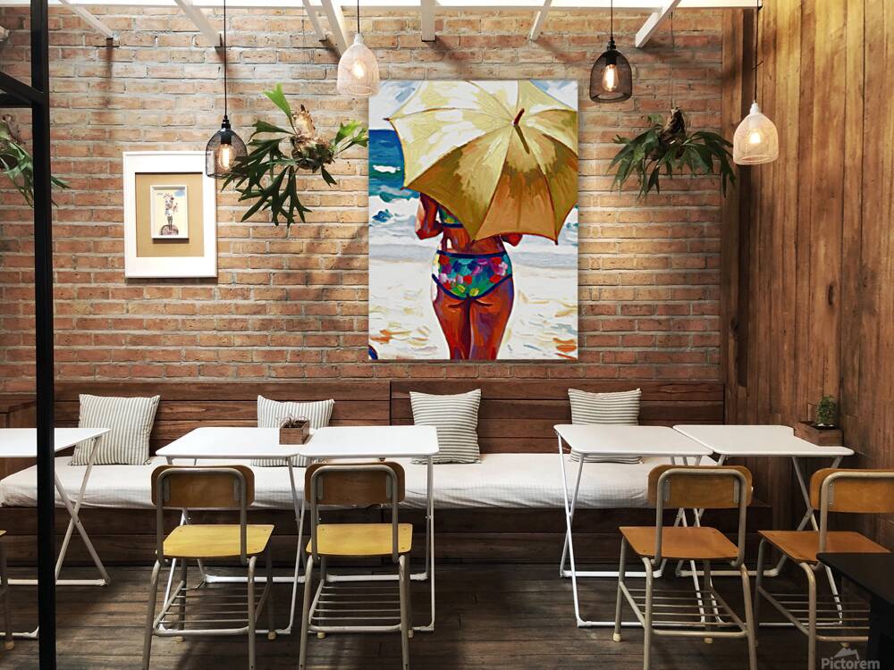 Yellow Umbrella Reproduction