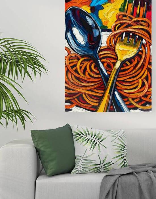 Spaghettis Lunch by Vision Art