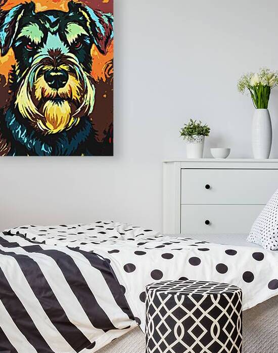 Schnauzer by Vision Art