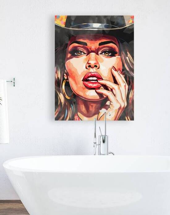 Beauty Cowgirl by Vision Art