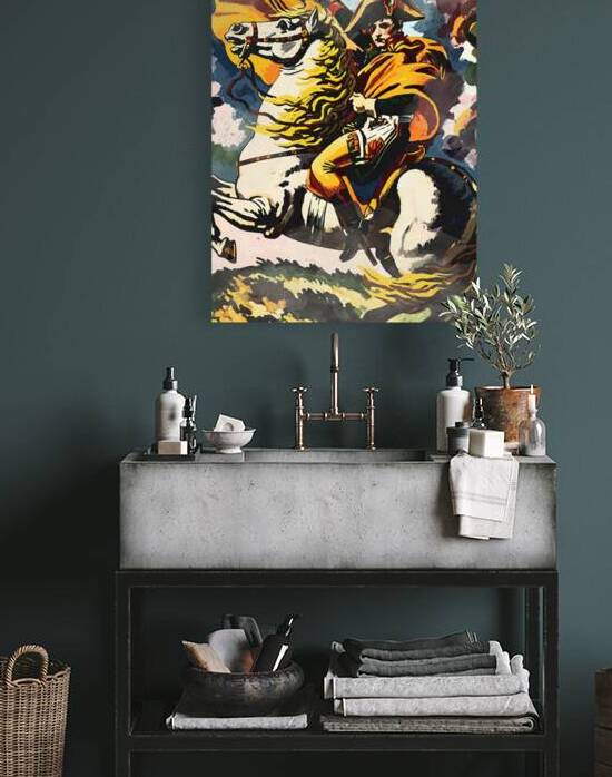 Napoleon Jumping Horse by Vision Art