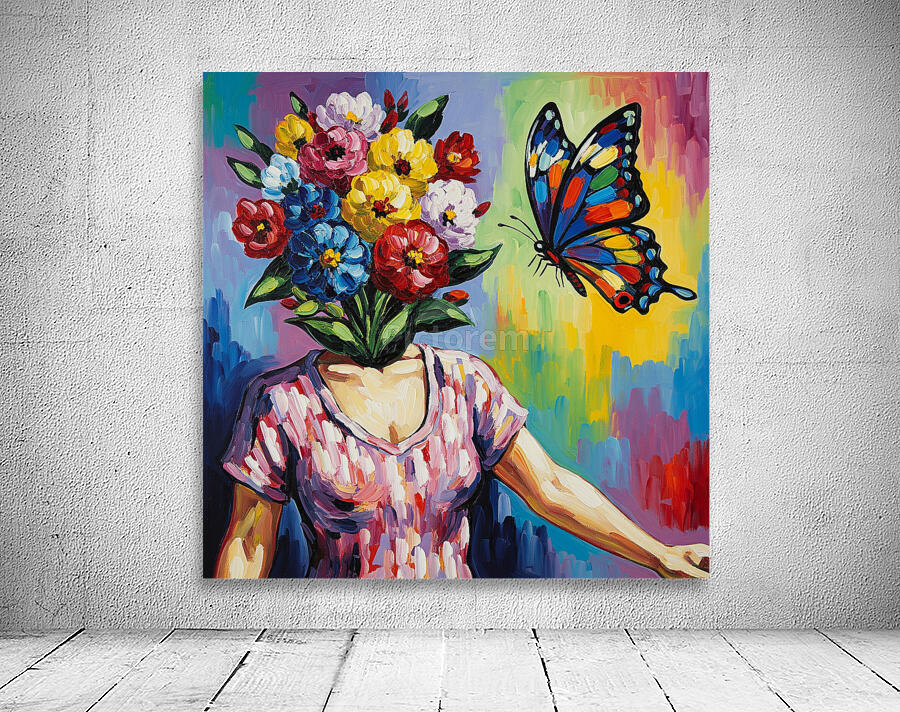 Flower Butterfly Wall Preview