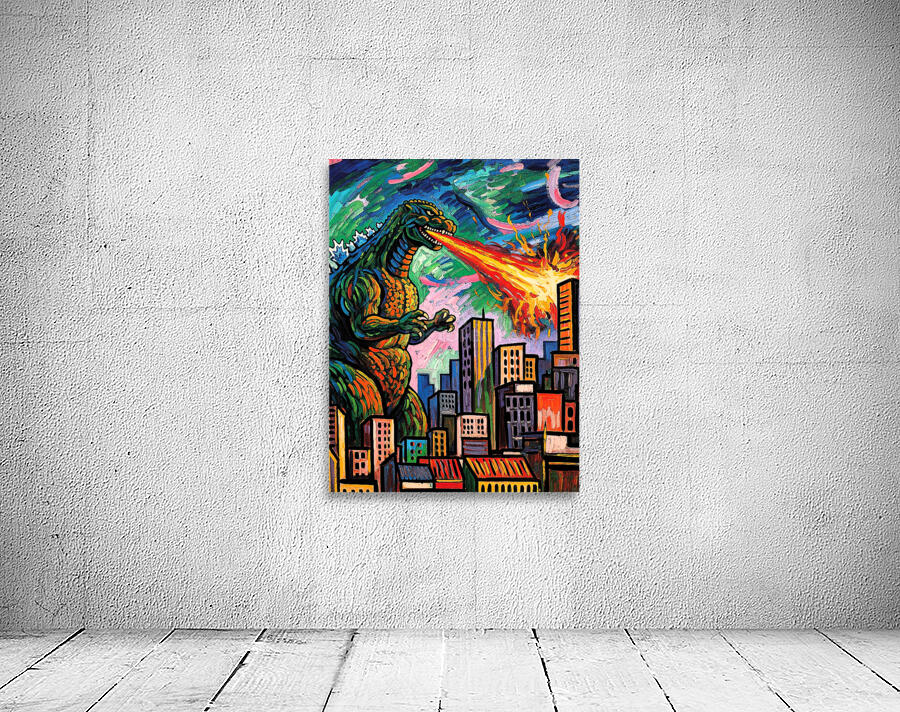 Godzilla In City Wall Preview