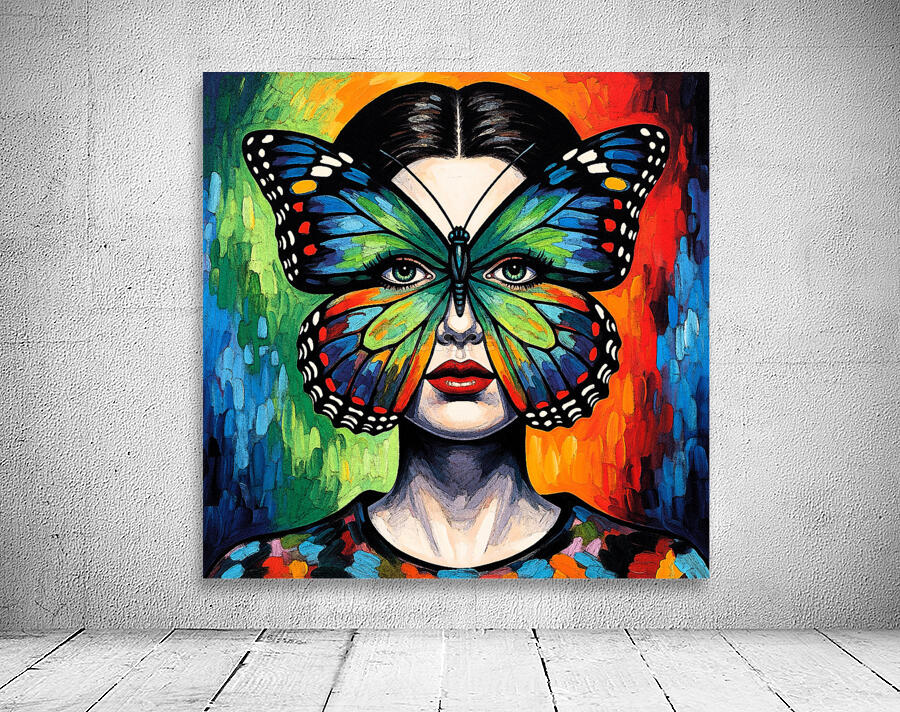 Face Butterfly Wall Preview
