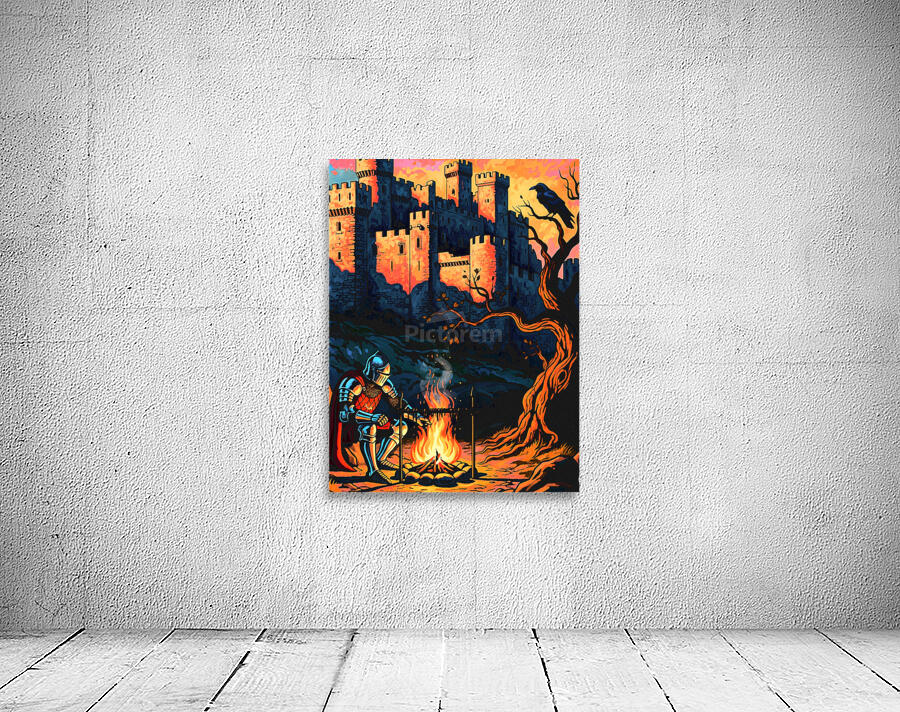 Knight Campfire Wall Preview