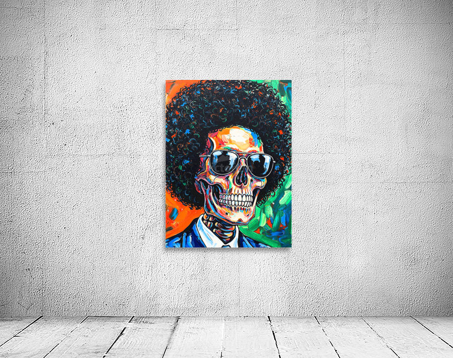 Skull Afro Wall Preview