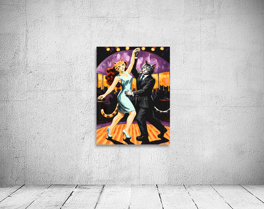 Dancing Cat Wall Preview