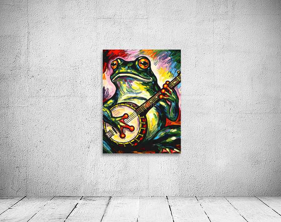 Frog Playing Banjo Wall Preview