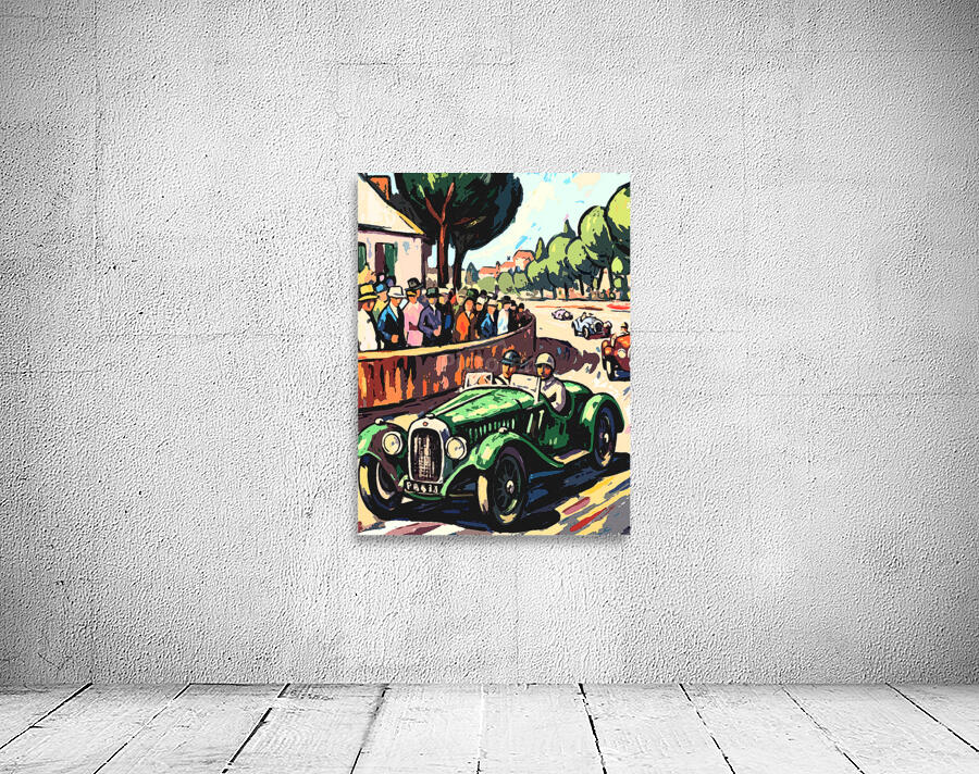 Old Race Car Wall Preview