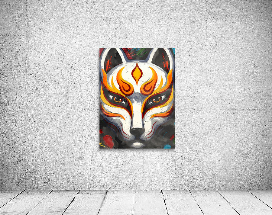 Kitsune Mask Wall Preview