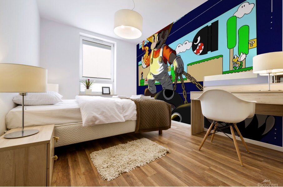 Super Mario Mural print