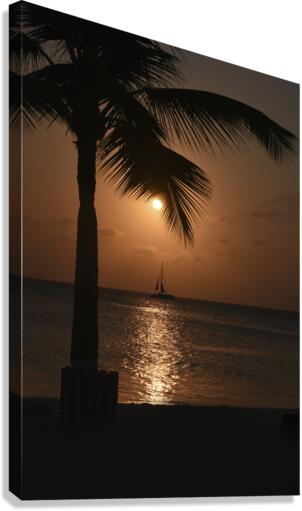 ANOTHER SUNSET IN ARUBA Canvas Print