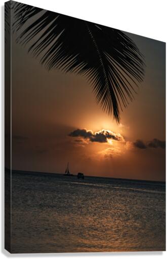 Aruba-Caribbean Sunset Canvas Print
