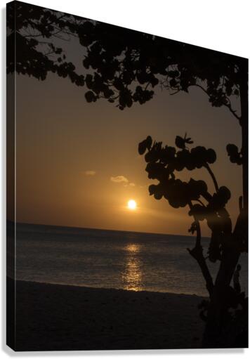 SUNSET OFF PALM BEACH 2138 Canvas Print