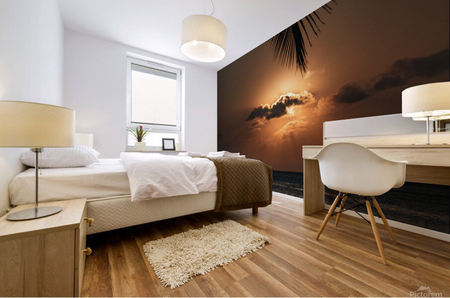 Aruba-Caribbean Sunset Mural print