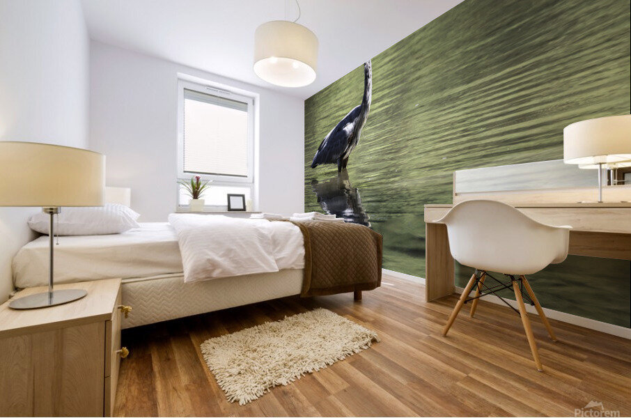 WADING 0372 2 Mural print