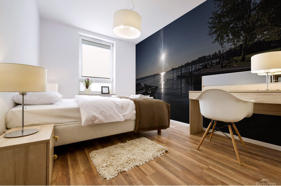 BURANO-THE SETTING SUN Mural print