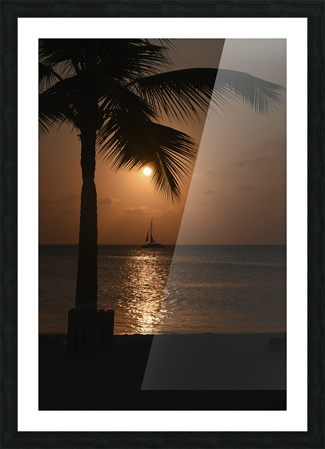 ANOTHER SUNSET IN ARUBA Picture Frame print