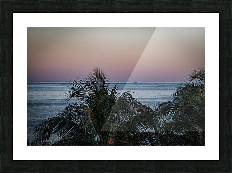 Florida-Setting Sun Picture Frame print