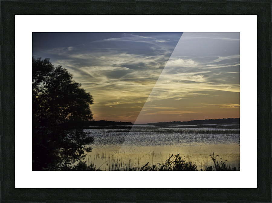 JAMES ISLAND SUNSET Picture Frame print