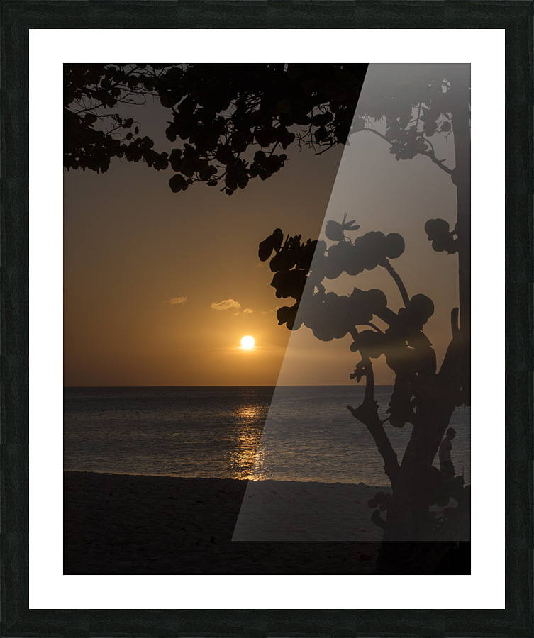 SUNSET OFF PALM BEACH 2138 Picture Frame print