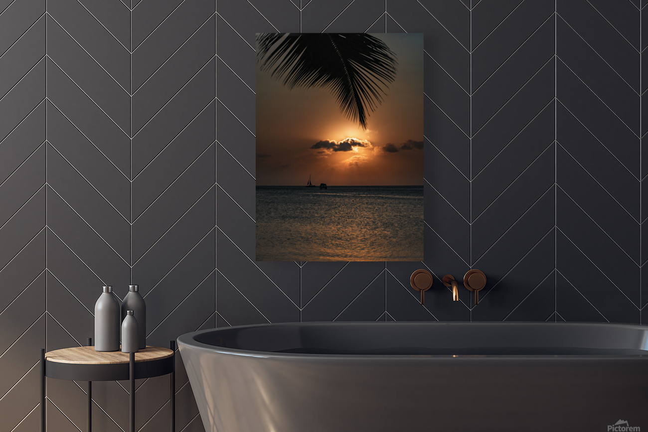 Aruba-Caribbean Sunset Reproduction